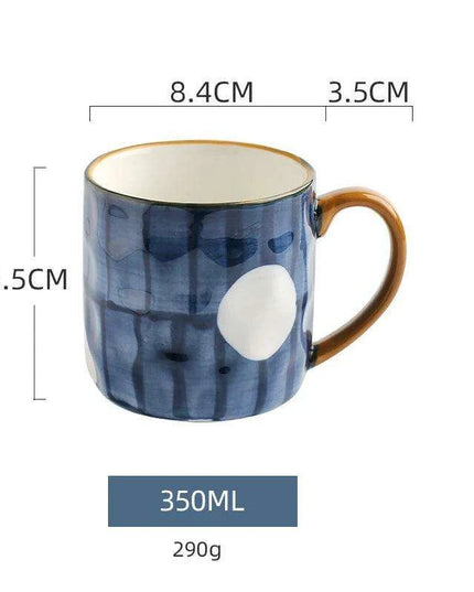 Nordic Elegance: Lovely Girl Insulated Ceramic Mug Set