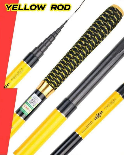 Premium Carbon Fiber Telescopic Fishing Rod for Freshwater Adventures - Adjustable Lengths from 2.7 to 7.2 Meters