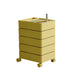 360-Degree Rotating Multi-Layer Storage Organizer - Stylish Movable Cabinet for Magazines and Cosmetics