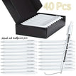 White 40Pcs