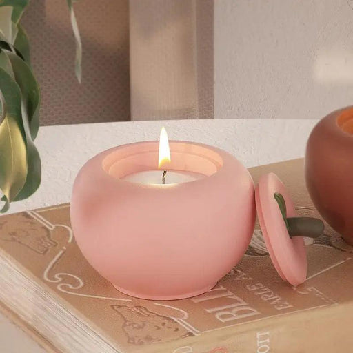 Fruit-Shaped DIY Silicone Candle Jar Mold for Jewelry Storage and Home Decor