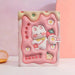 Bunny Planet Delight: Colorful Student Planner Notebook with Magnetic Closure