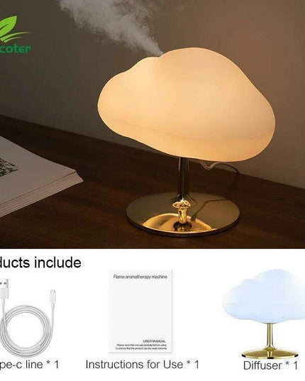 Nebula Mist Aromatherapy Diffuser – 270ML USB Humidifier with Color-Changing LED Night Light