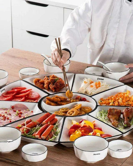 Exquisite 9-Piece Ceramic Dining Set for Memorable Meals