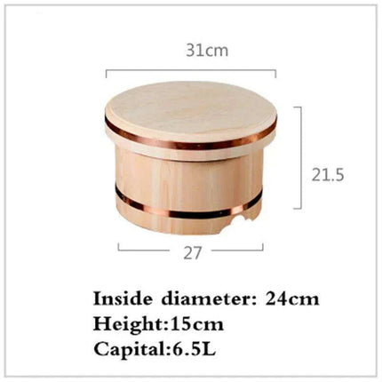 Rustic Wood Rice Serving Bowl - The Essential Dining Companion