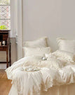 Ivory / Queen 200X230cm 4pcs / Fitted Bed Sheet
