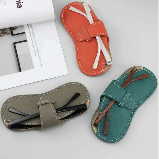 Elegant Leather Eyewear Case for Stylish Protection and Durability