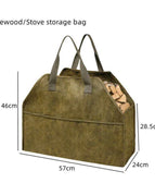 Firewood storage bag