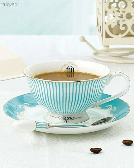 Elegant 330ml Premium Bone China Tea and Coffee Mugs