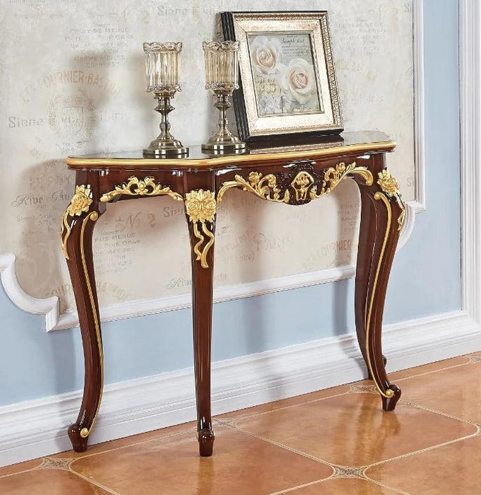 Vintage Charm Long Console Table - Elegant Retro Side Table for Home Décor