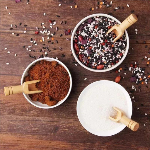 Mini Wooden Spoons Set - Essential Compact Utensils for Diverse Culinary Tasks