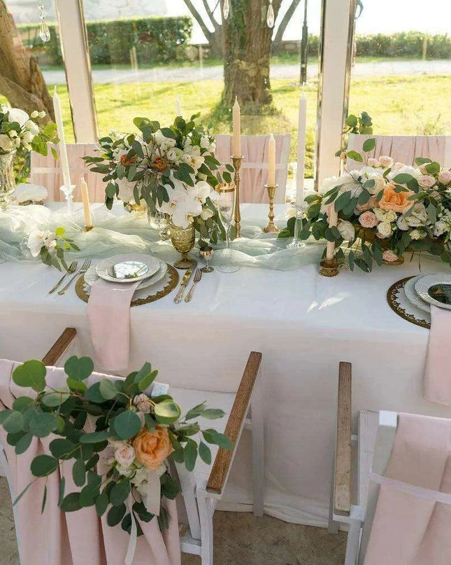 Elegant Silver Dollar Eucalyptus Green Swag - Chic Home Decor Accent