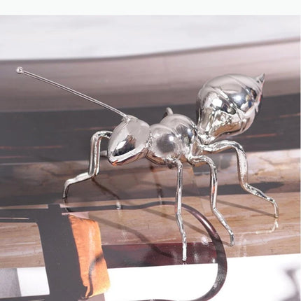 Metal Handicraft Artificial Insect Sculpture Ant Insect Ornament Metal