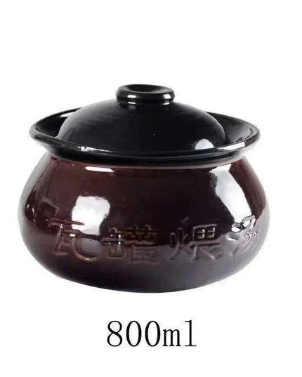 Versatile Clay Cooking Pots Set for Soups, Stews, Rice, Noodles, and Porridge - Sizes from 250ml to 800ml