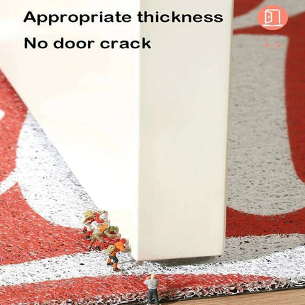 Personalized Cartoon PVC Welcome Mat with Enhanced Grip and Adjustable Sizing Options