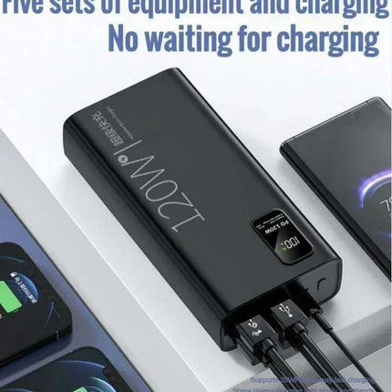 Ultimate 120W Quick Charge Power Bank - High Capacity Mobile Device Charger