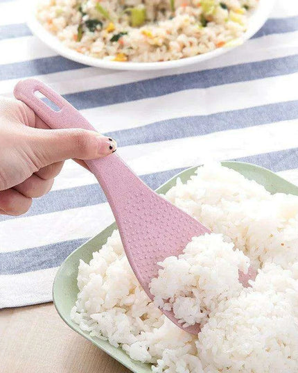 Comfort Grip Non-Stick Rice Spoon with Hanging Hole for Easy Storage