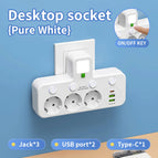 White - 3 USB Ports