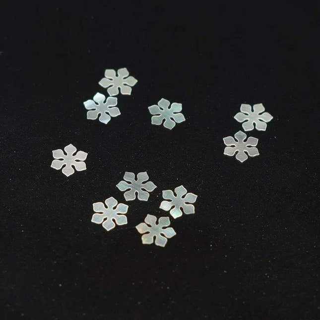 Stunning Natural Abalone Shell Fish Tail Pieces for Creative Jewelry and Instrument Inlays