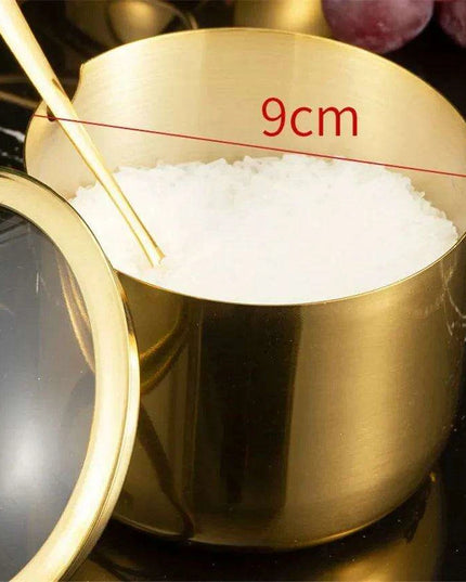 Elegant Stainless Steel Condiment Set with Wasabi Tray - Ideal for Hotpot, Dips, and More