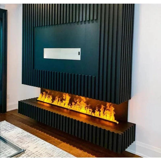 Customizable Smart Electric Fireplace Insert for Commercial Use: Sizes Ranging from 70cm to 200cm with Advanced Features