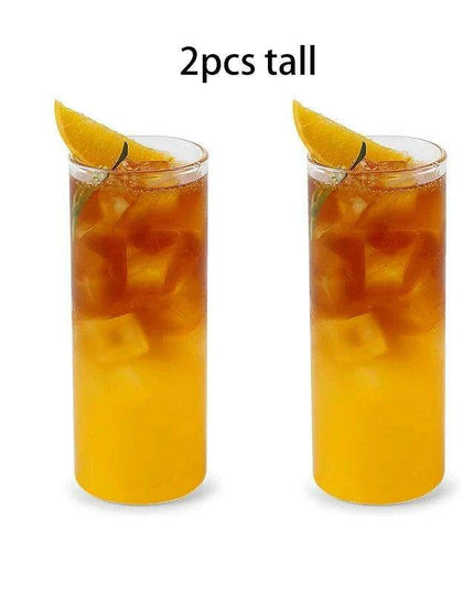 Elegant Transparent Glass Mugs - Essential Collection for Iced Beverages and More