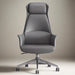 Luxury Leather Executive Chair with Swivel, Recline, and Nordic Style