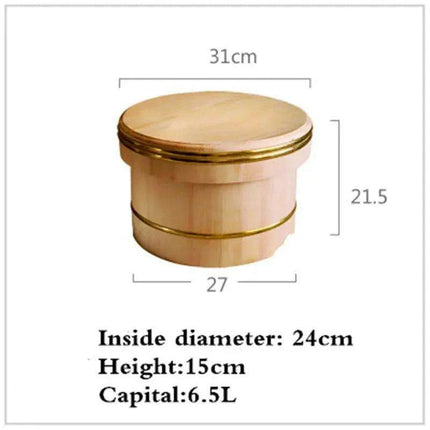 Rustic Wood Rice Serving Bowl - The Essential Dining Companion