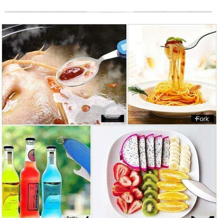 Versatile Travel-Ready Stainless Steel Utensil Set for Camping and Picnics