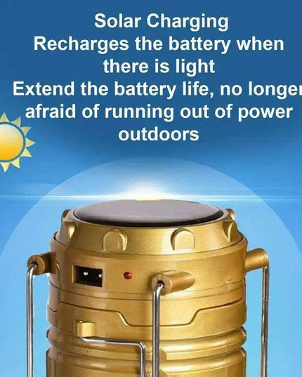 Eco-Conscious Solar LED Camping Lanterns - Versatile Portable Light for Outdoor Activities and Emergency Situations