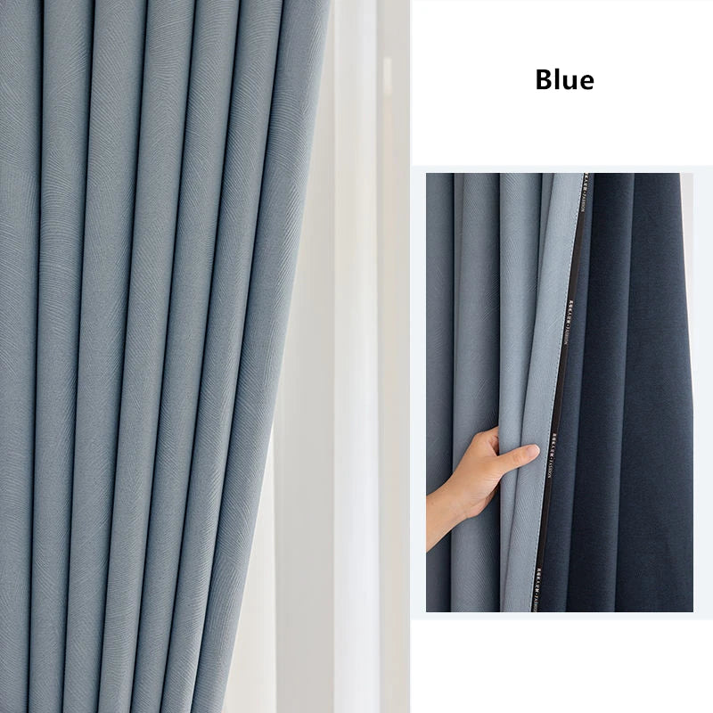 Extra Long 95% Blackout Jacquard Curtain – Custom Size, Up to 310 cm Height