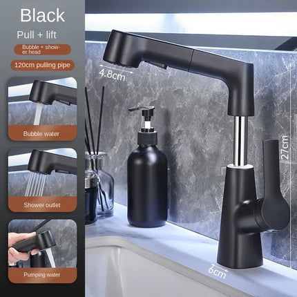 Korean-Style Swivel Basin Faucet | Mixer Tap with 360° Rotatio