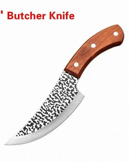 Serbian Artisan Steel Chef Knife Set with Comfortable Wooden Handles - Unmatched Quality Blades