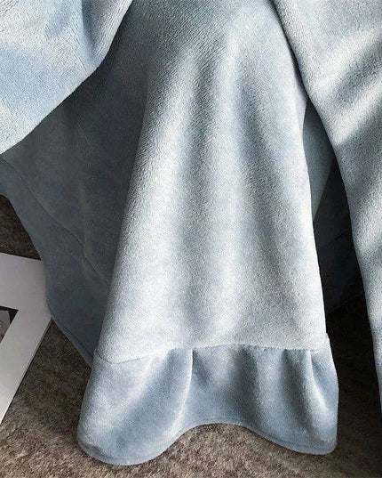 Plush Coral Velvet Faux Fur Duvet Cover Set - Indulgent Shaggy Bedding for Winter Warmth