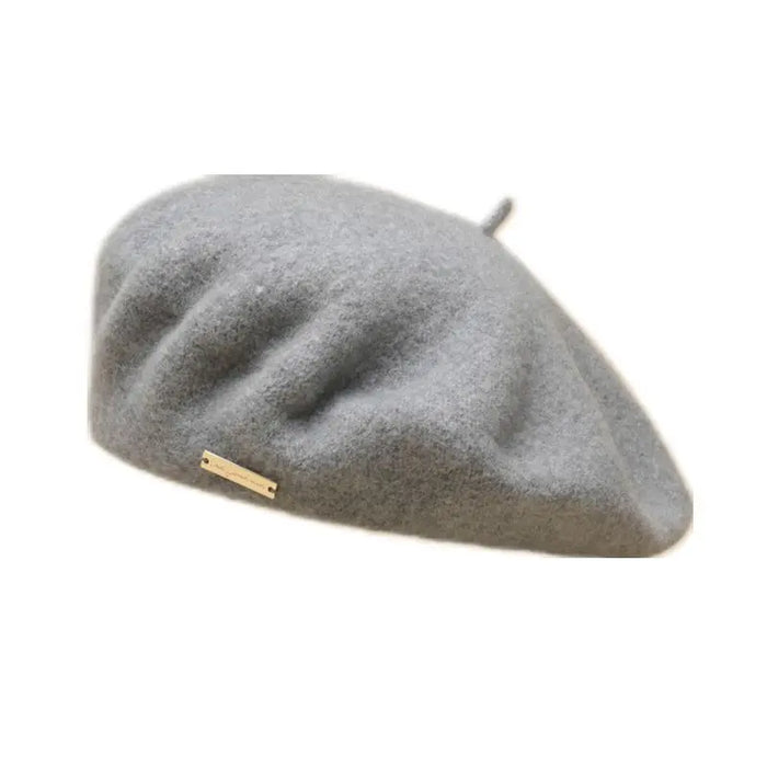 Chic Pure Wool Beret - Elevate Your Autumn/Winter Style