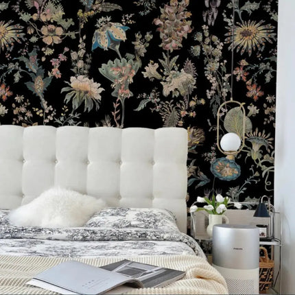 Custom Pink Flower Mural Wallpaper – Personalized 3D Wall Art