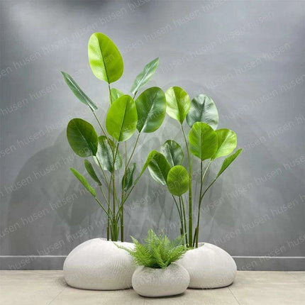 European Chic Tree-Adorned Floor Vase Set for Elegant Decor