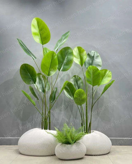 European Chic Tree-Adorned Floor Vase Set for Elegant Decor