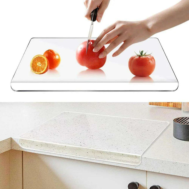 Elegant Transparent Acrylic Cutting Board - Essential Kitchen Accessory for Modern Homes