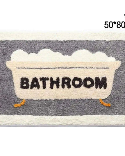 Colorful Comfort Plush Bath Mat - Soft Absorbent Rug