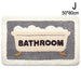 Rainbow Delight Bathroom Rug - Luxurious Faux Cashmere Mat with Anti-Slip Backing