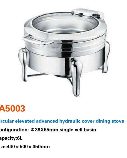 Sophisticated Hydraulic Stainless Steel Catering Chafing Dish Set for Upscale Events