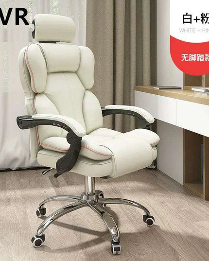 Ultimate Ergonomic Office and Gaming Chair with Adjustable Backrest and Footrest