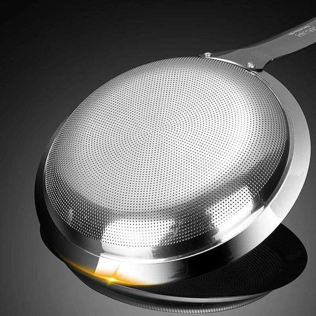 Precision Stainless Steel Skimmer Spoon for Effortless Cooking and Filtration