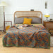 Dreamy Cotton Jacquard Blanket Set - Perfect All-Season Comfort and Style