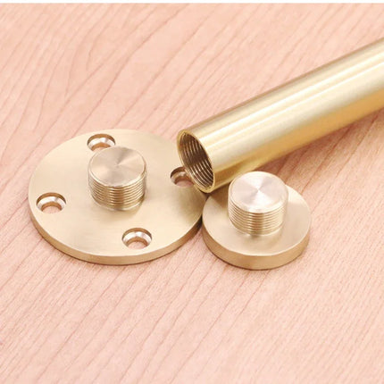 Luxury Solid Brass Furniture Leg — Minimalist Cabinet & Sofa Support Foot, 110mm to 210mm