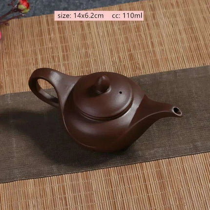 Artisan Yixing Zisha Teapot Set – Elegant Purple Clay Brew Kit for Home and Travel