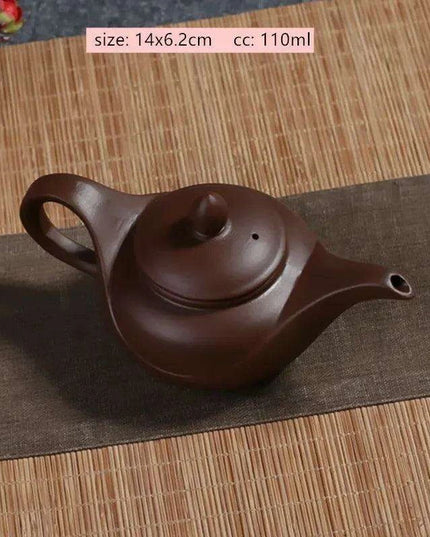 Artisan Yixing Zisha Teapot Set – Elegant Purple Clay Brew Kit for Home and Travel