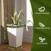 Large Set of 2 Outdoor Planters for Modern Home Decor