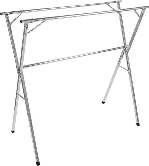 Heavy-Duty Foldable Rolling Garment Rack for Air-Drying - 550LB Capacity